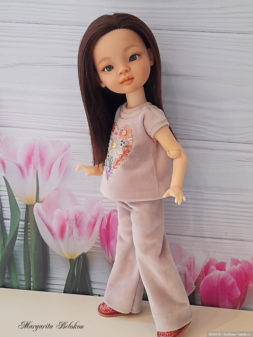 Велюр в одежде моих кукол