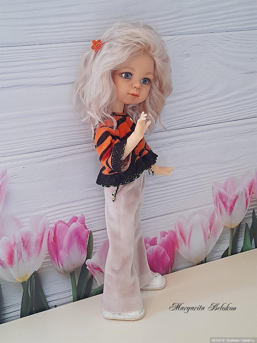 Велюр в одежде моих кукол