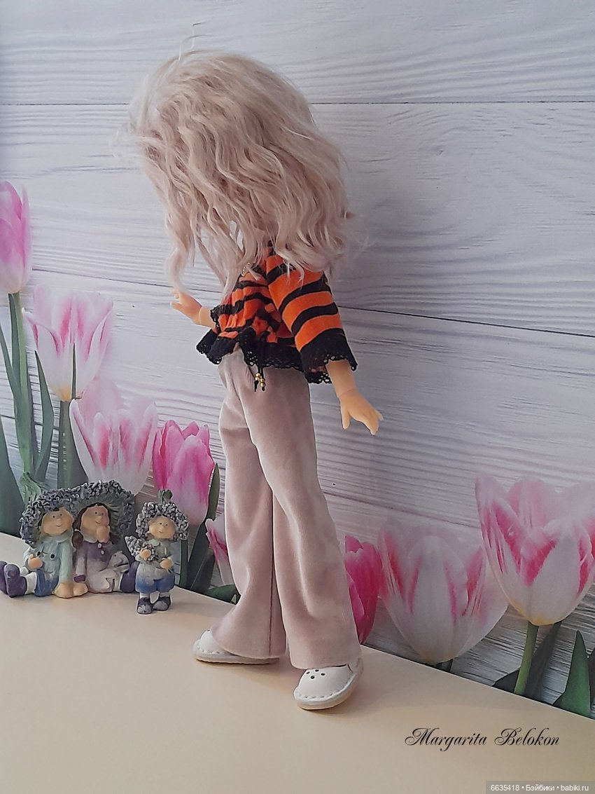 Велюр в одежде моих кукол