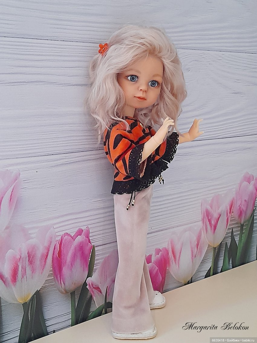 Велюр в одежде моих кукол