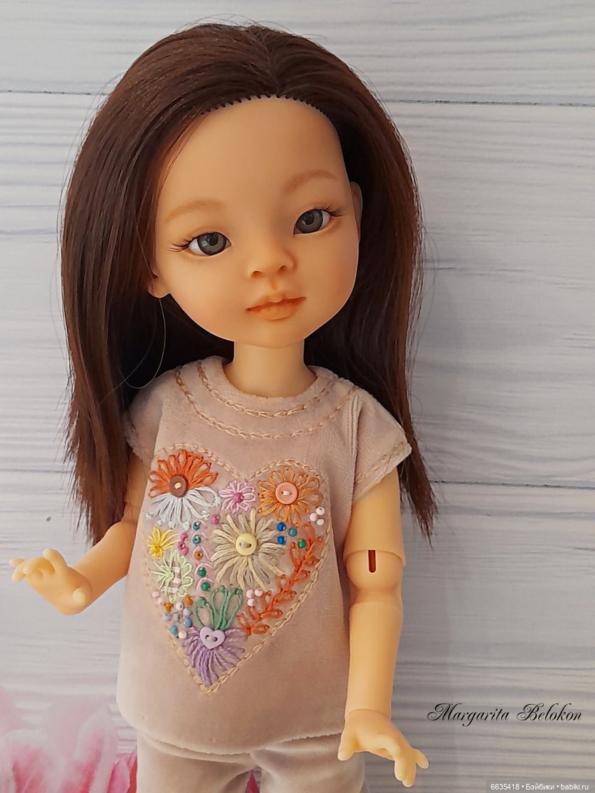 Велюр в одежде моих кукол