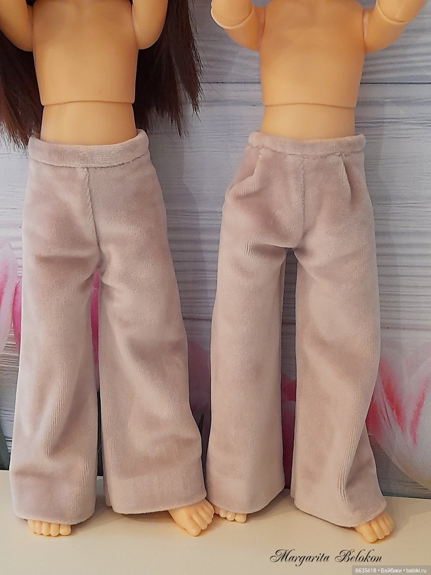 Велюр в одежде моих кукол