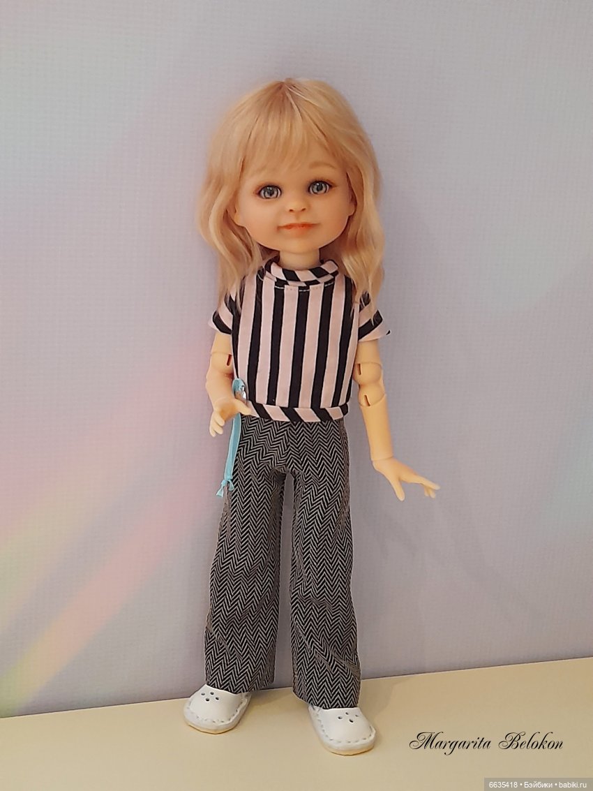 Вредная «полосочка» — Одежда и обувь для кукол своими руками: фото (фото 3)