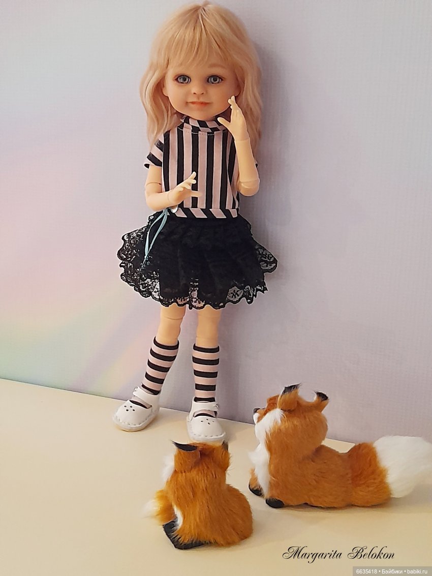 Вредная «полосочка» — Одежда и обувь для кукол своими руками: фото (фото 9)