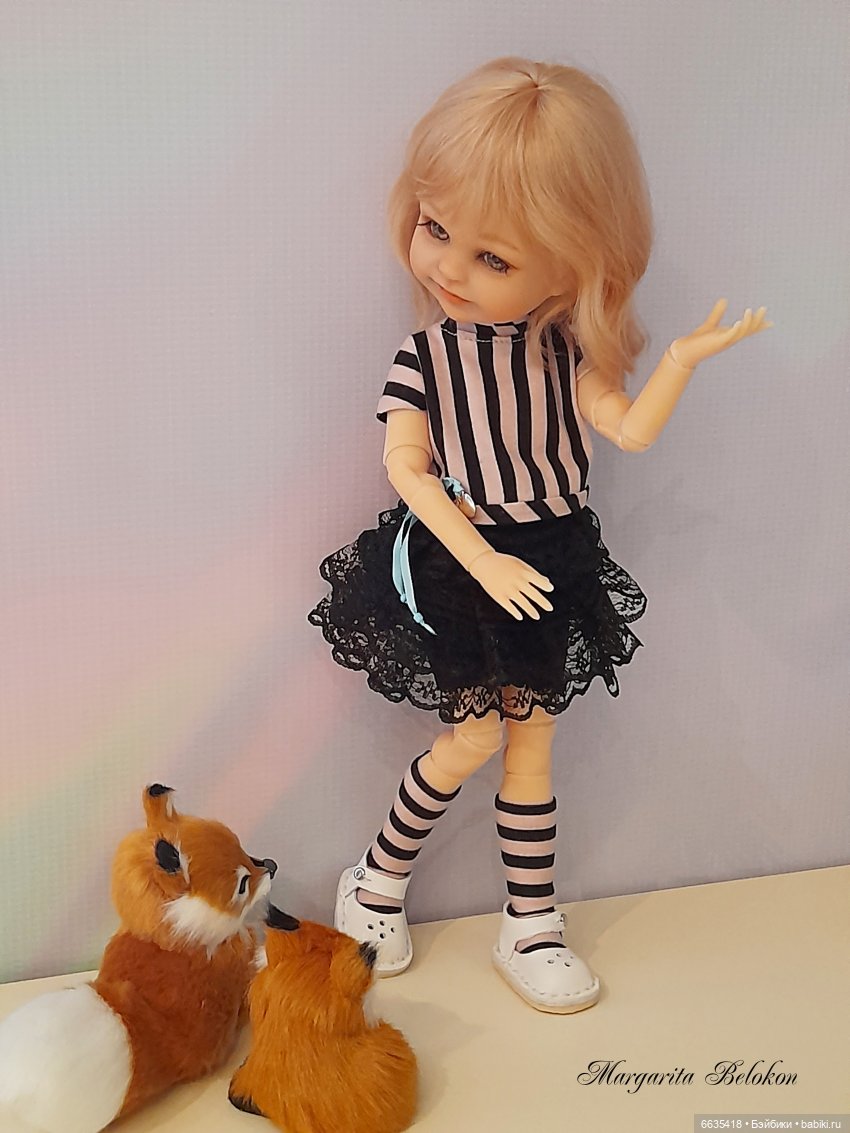 Вредная «полосочка» — Одежда и обувь для кукол своими руками: фото (фото 7)