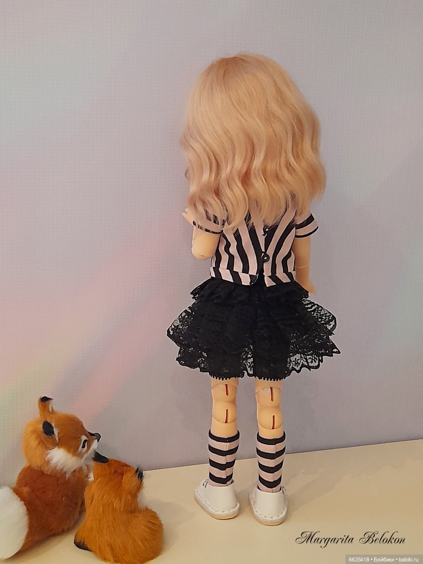 Вредная «полосочка» — Одежда и обувь для кукол своими руками: фото (фото 5)