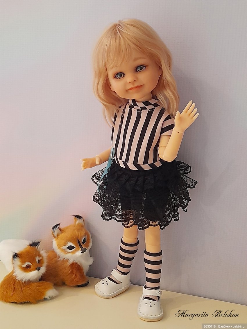 Вредная «полосочка» — Одежда и обувь для кукол своими руками: фото