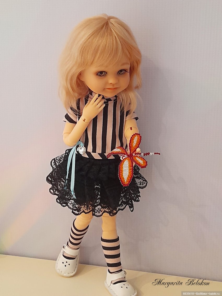Вредная «полосочка» — Одежда и обувь для кукол своими руками: фото