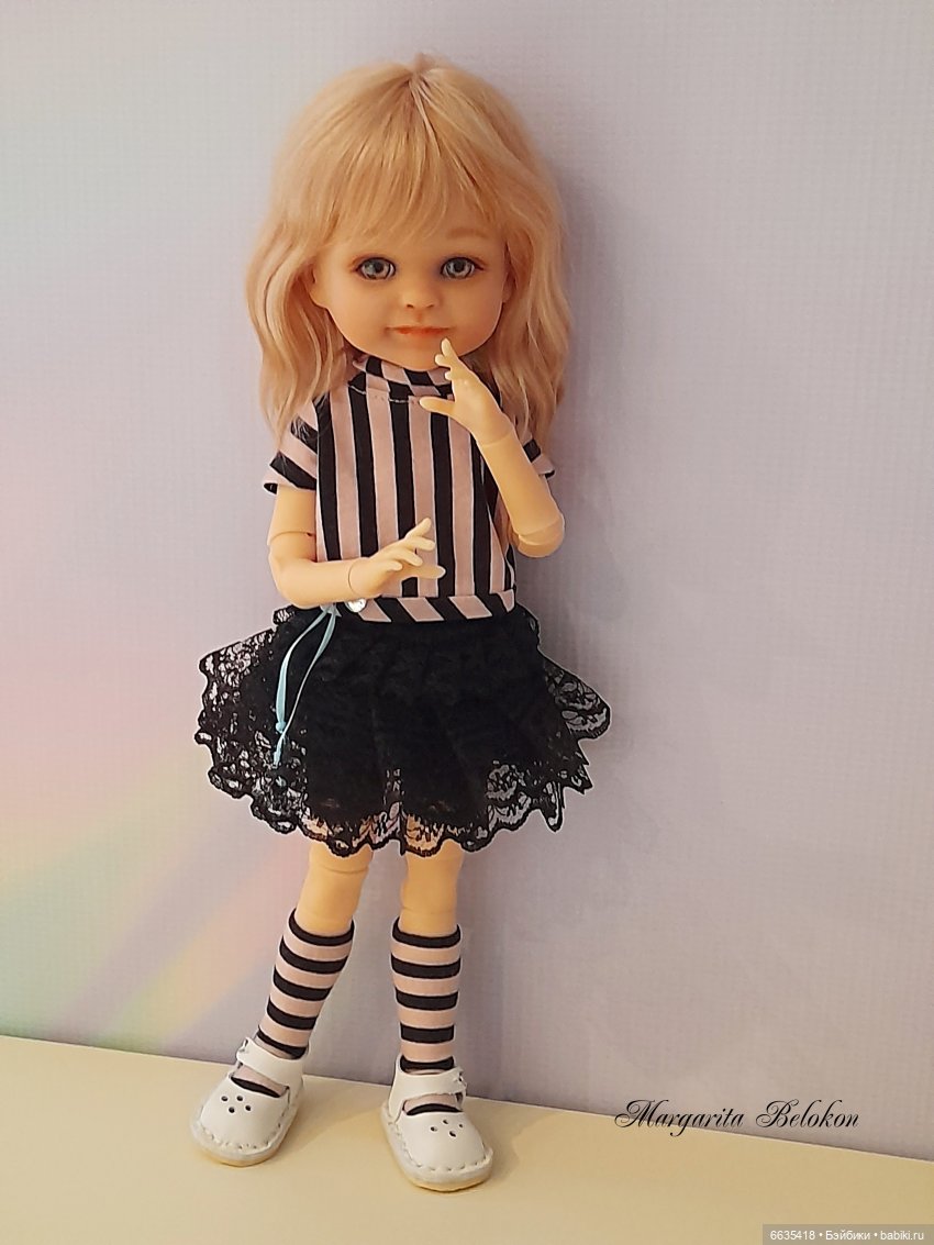 Вредная «полосочка» — Одежда и обувь для кукол своими руками: фото (фото 4)