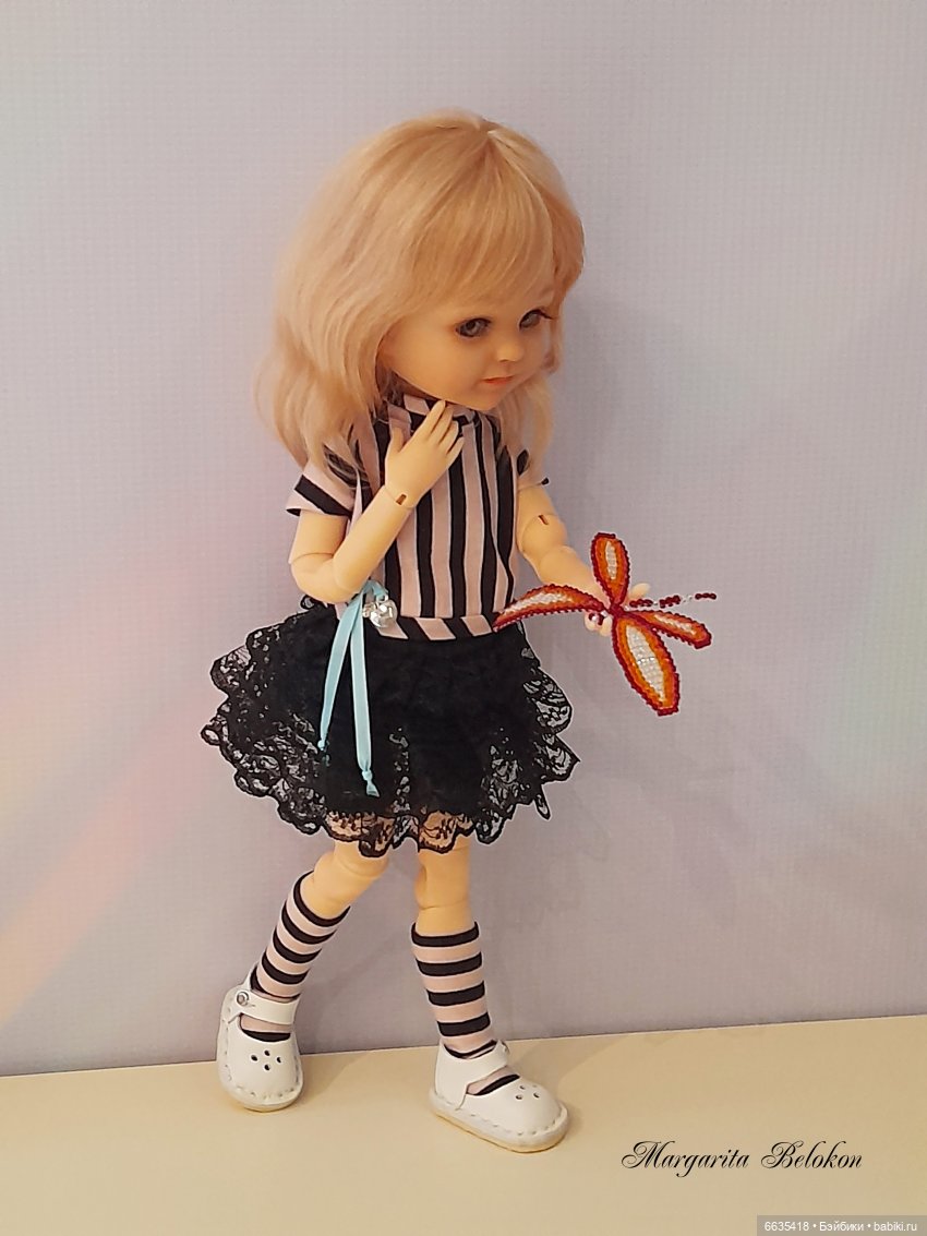 Вредная «полосочка» — Одежда и обувь для кукол своими руками: фото