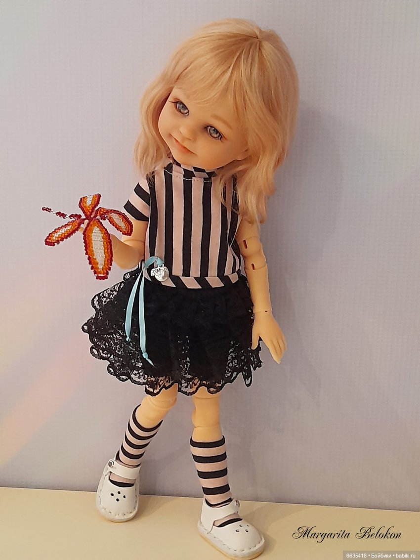 Вредная «полосочка» — Одежда и обувь для кукол своими руками: фото