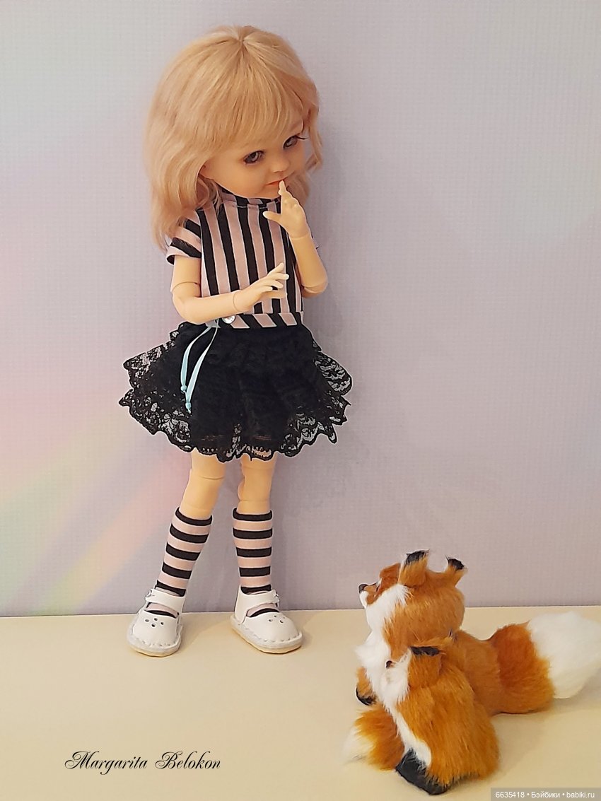 Вредная «полосочка» — Одежда и обувь для кукол своими руками: фото