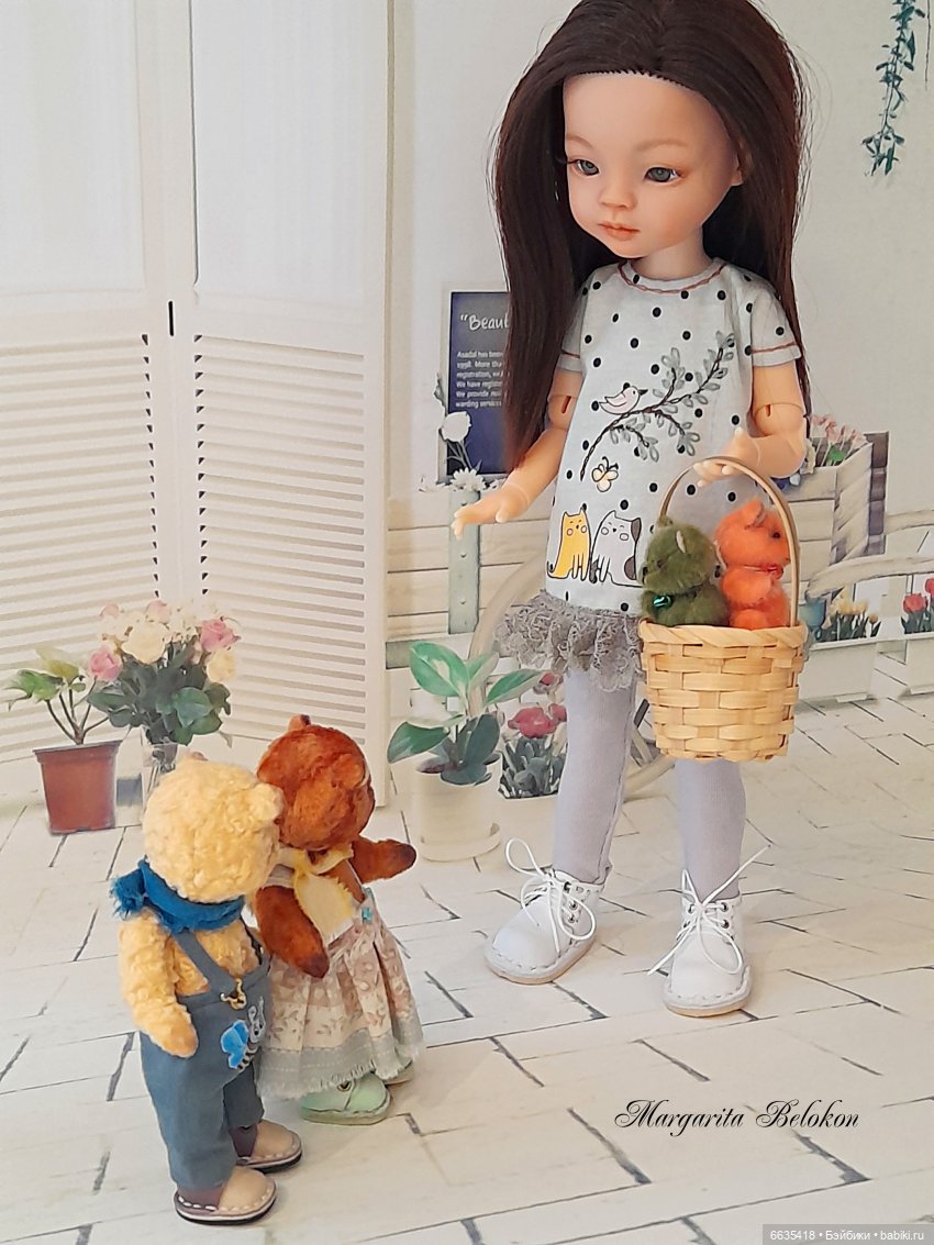 Мила, Апельсинчик и Листочек