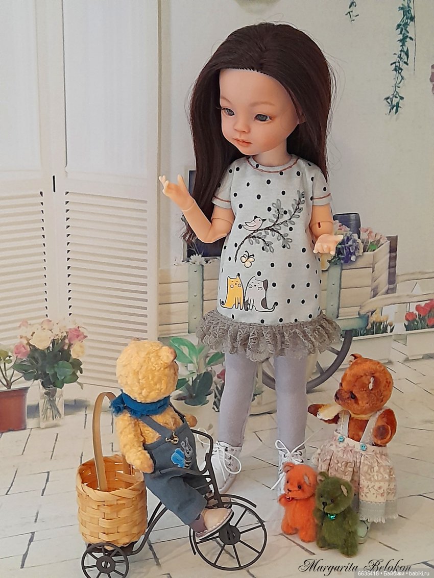 Мила, Апельсинчик и Листочек