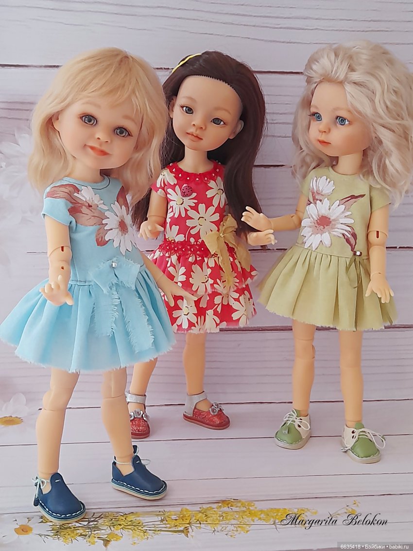 Ромашки — Одежда и обувь для кукол своими руками: фото