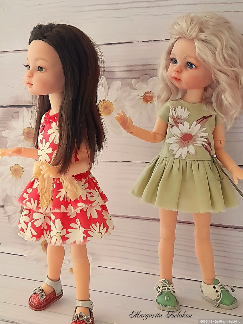 Ромашки — Одежда и обувь для кукол своими руками: фото