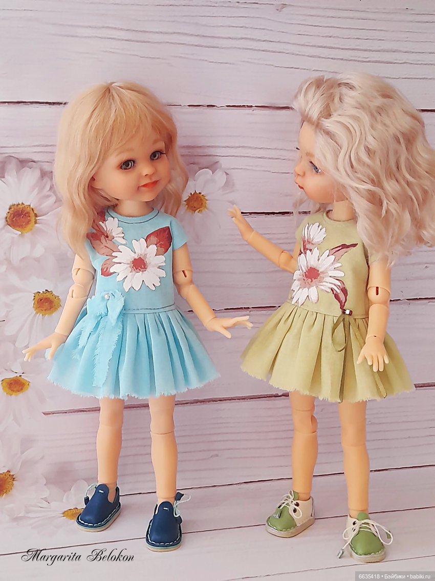 Ромашки — Одежда и обувь для кукол своими руками: фото