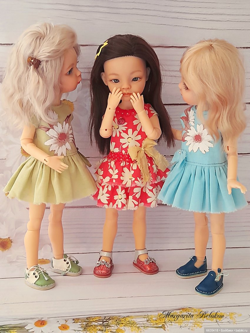 Ромашки — Одежда и обувь для кукол своими руками: фото