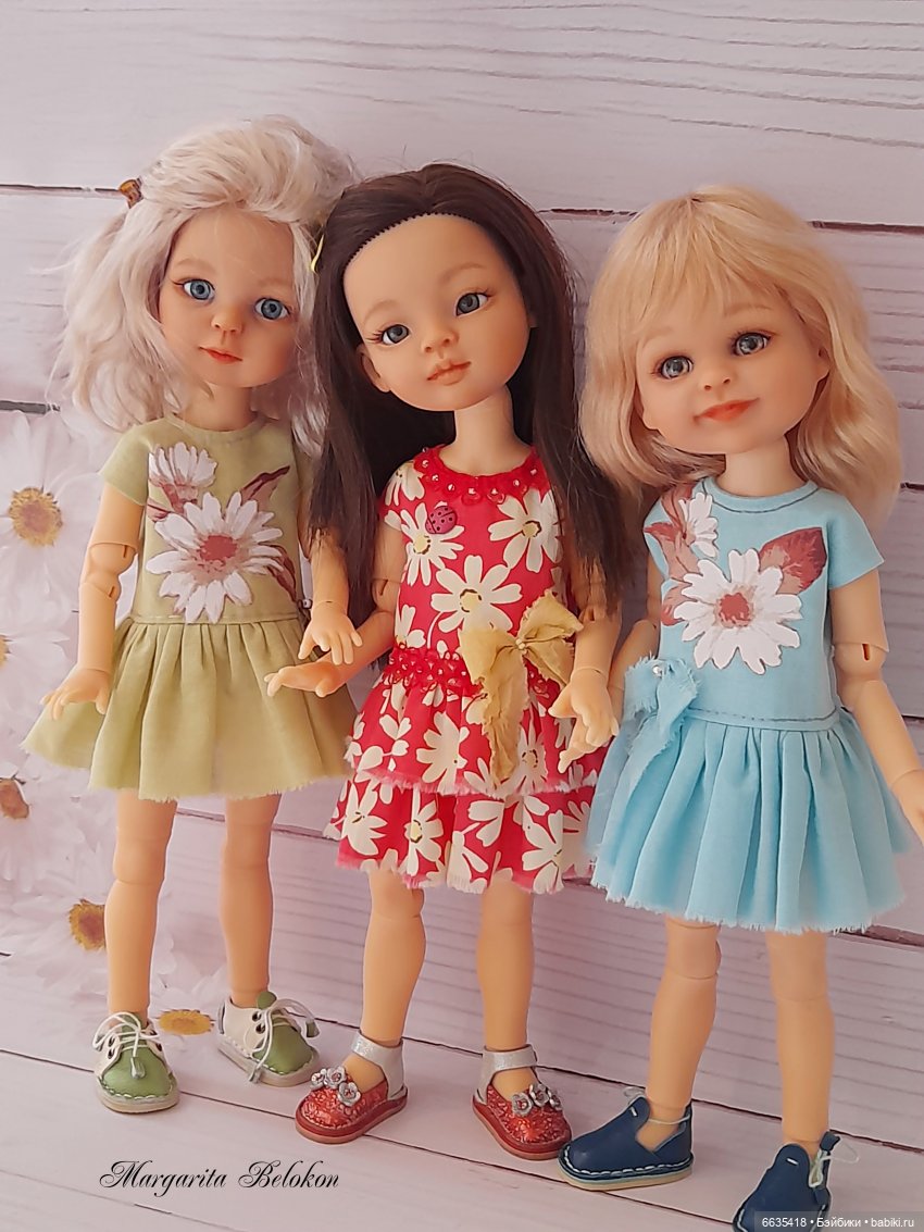 Ромашки — Одежда и обувь для кукол своими руками: фото