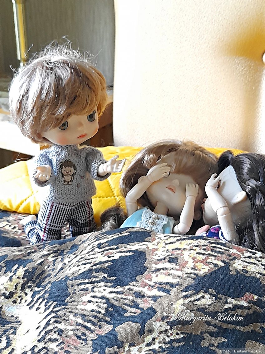 Майский сад глазами моих кукол