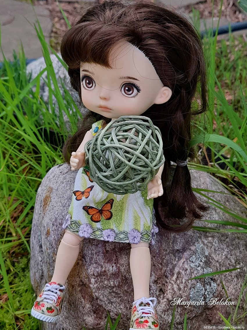 Майский сад глазами моих кукол