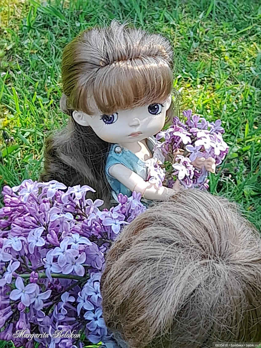 Майский сад глазами моих кукол