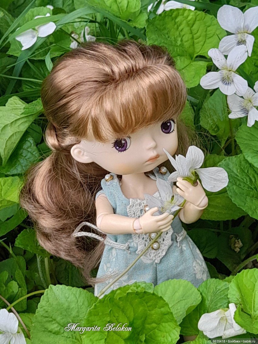 Майский сад глазами моих кукол
