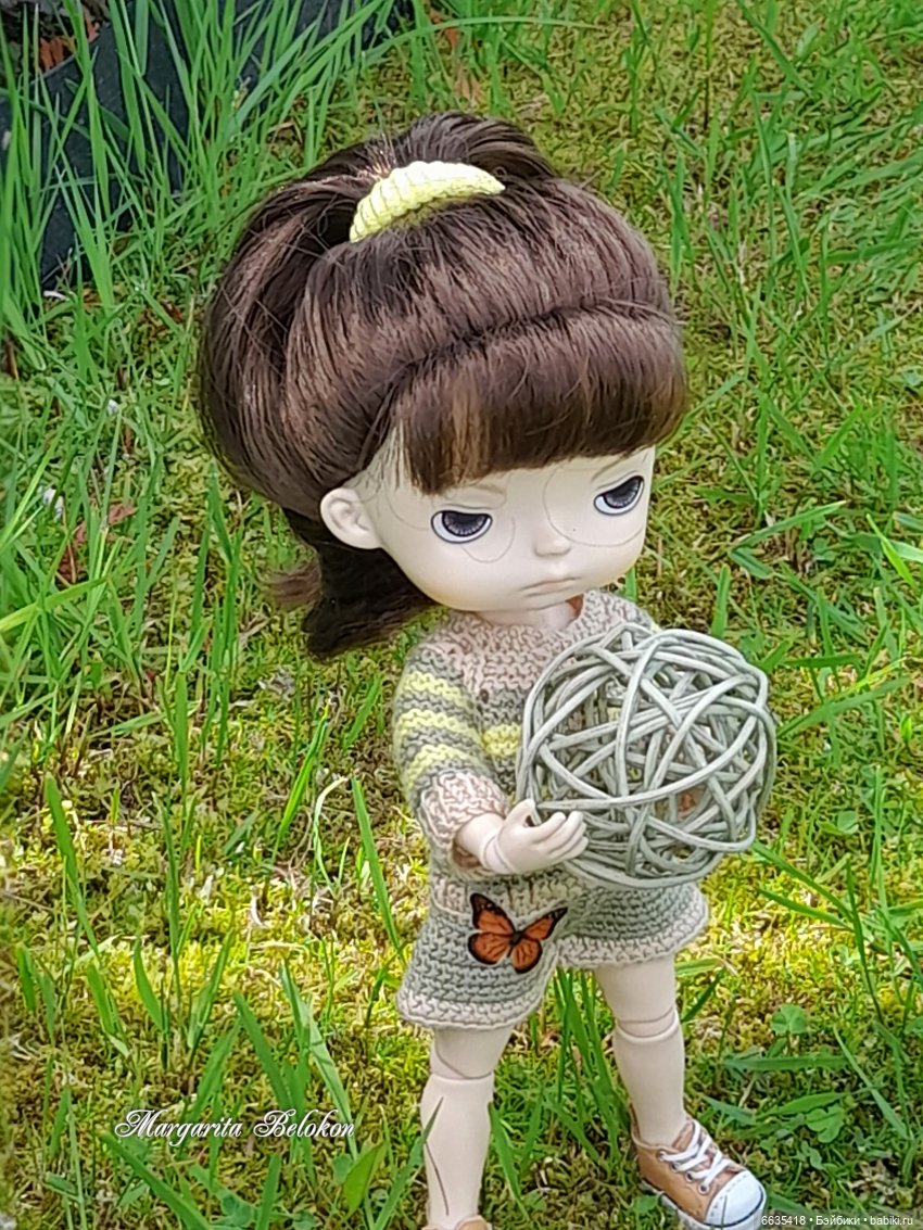 Майский сад глазами моих кукол