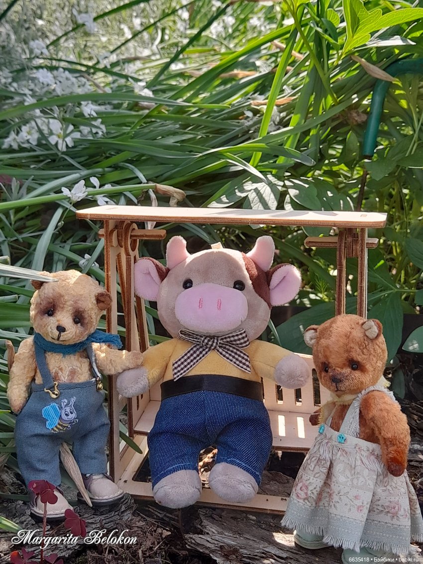 Первый день в саду — Домашние фото авторских игрушек: Тедди (фото 7)