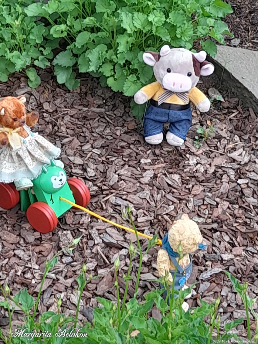 Первый день в саду — Домашние фото авторских игрушек: Тедди