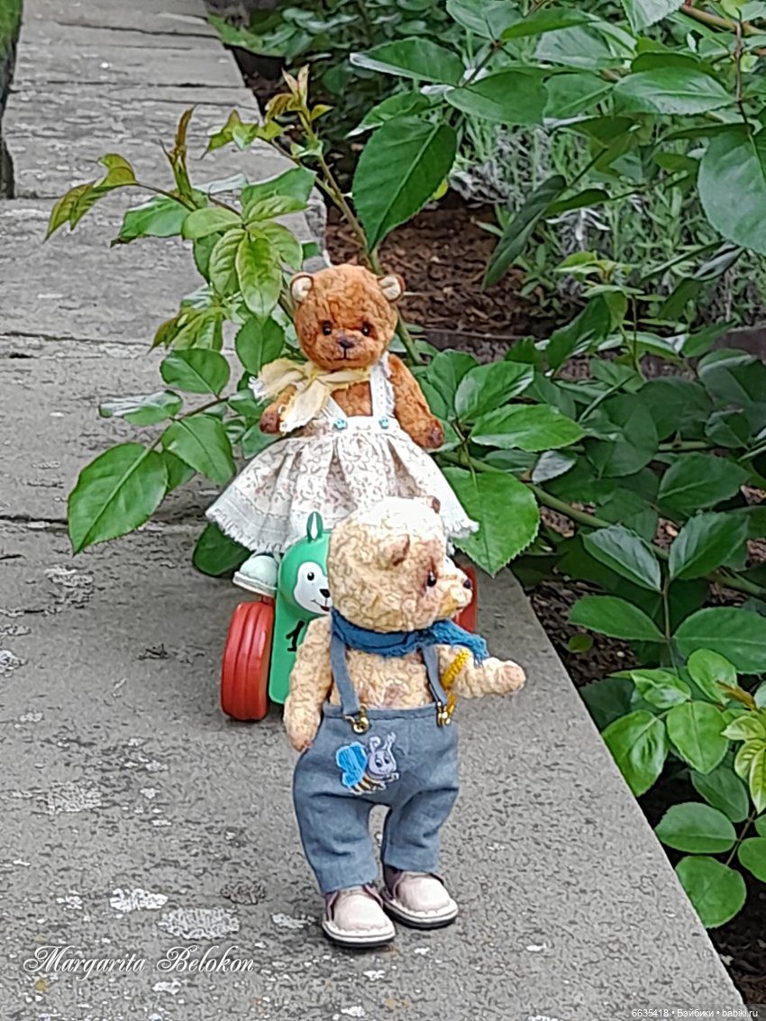 Первый день в саду — Домашние фото авторских игрушек: Тедди (фото 10)