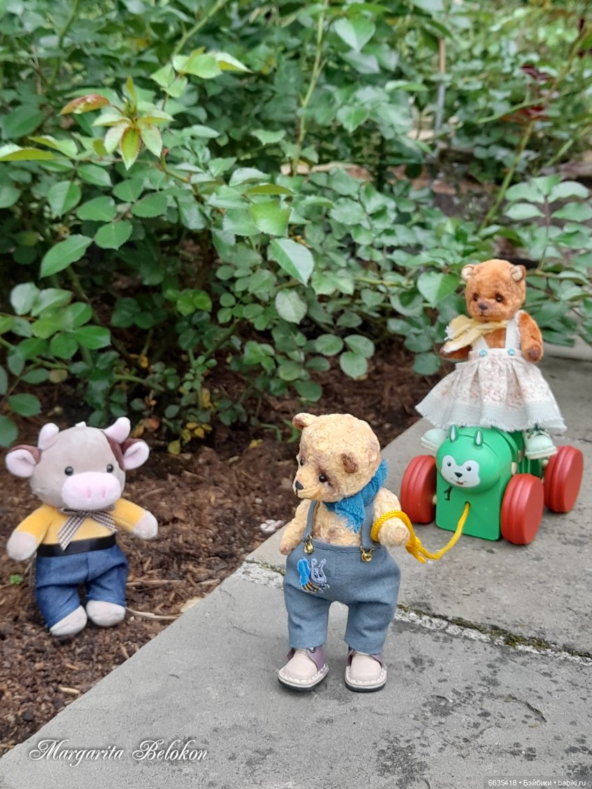 Первый день в саду — Домашние фото авторских игрушек: Тедди (фото 9)