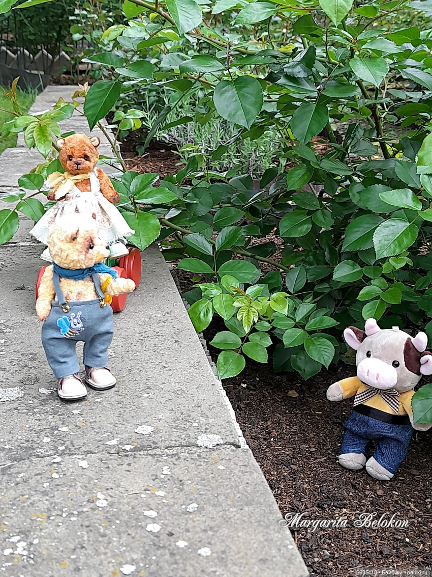 Первый день в саду — Домашние фото авторских игрушек: Тедди