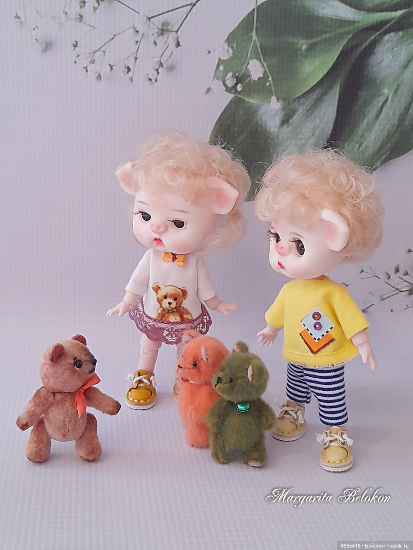 Медвежонок, да не тот — Куклы и тела Obitsu 11 (Ob11): гибриды (фото 4)