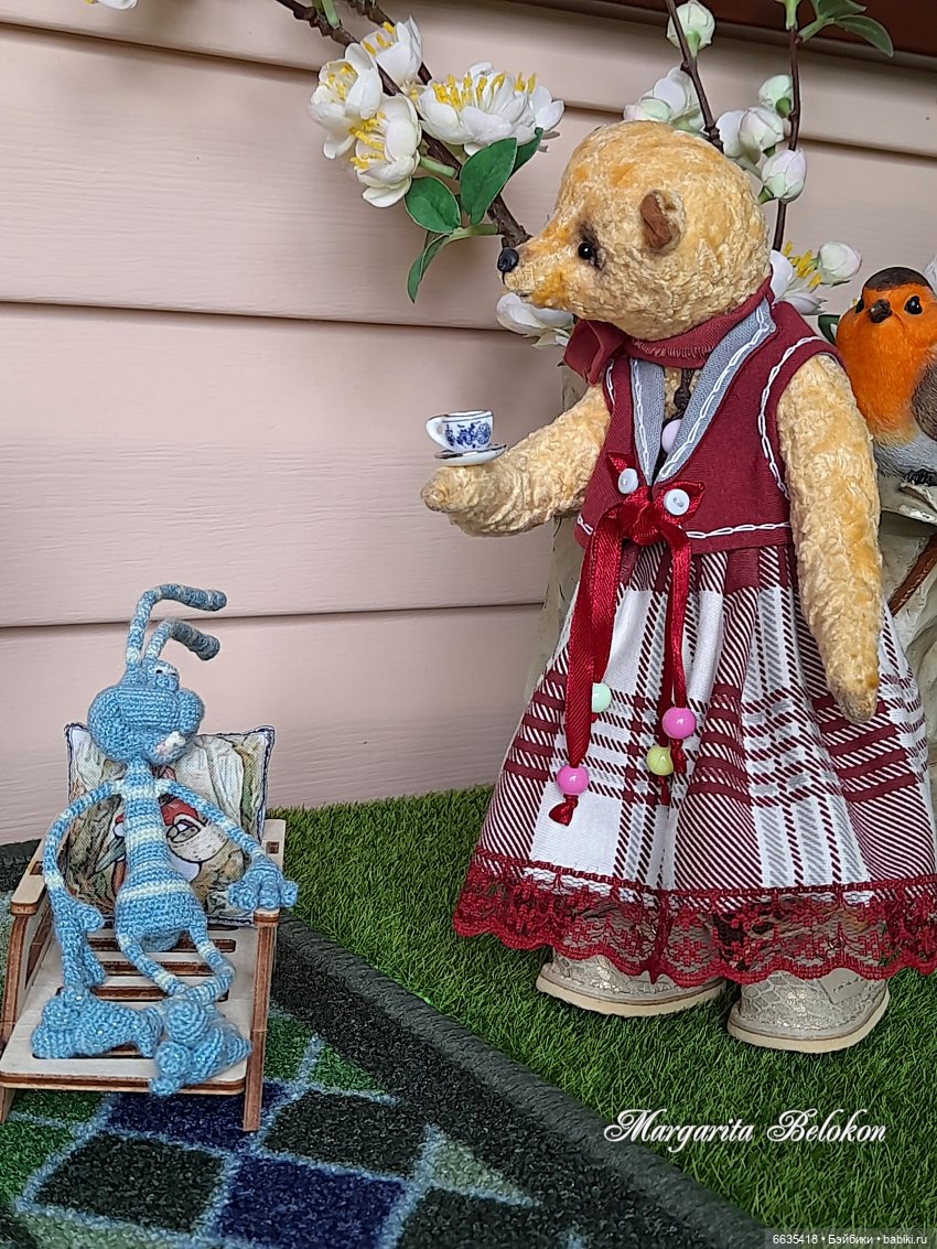 Прощальное чаепитие — Домашние фото авторских кукол: личные коллекции