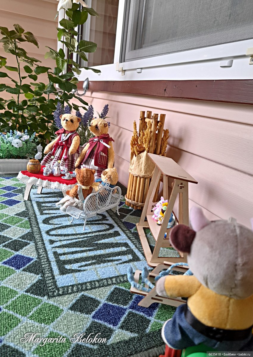 Прощальное чаепитие — Домашние фото авторских кукол: личные коллекции