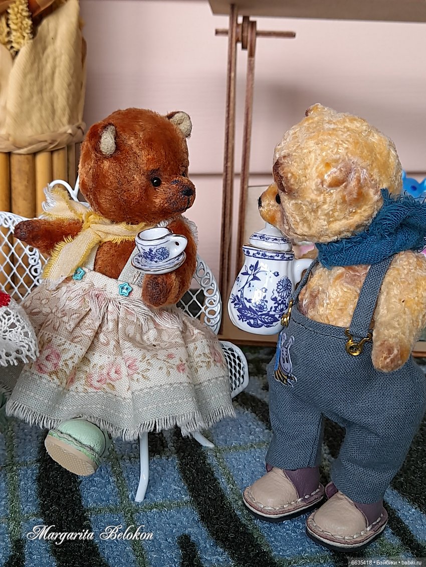 Прощальное чаепитие — Домашние фото авторских кукол: личные коллекции