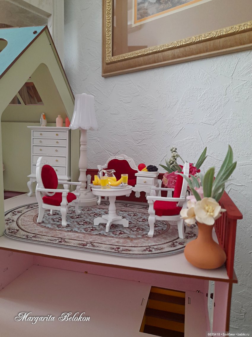 Обустройство кукольного домика началось (фото 3)