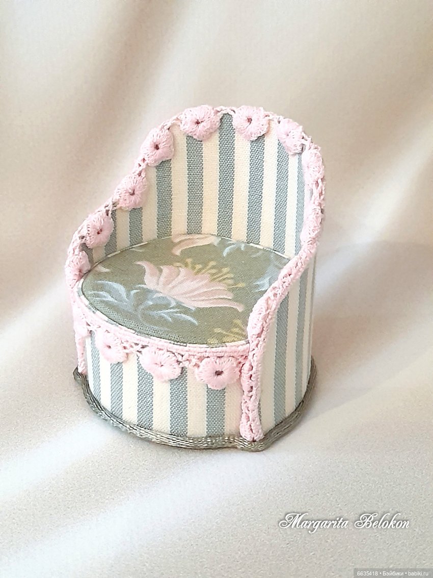 МК «Кресло для кукол из картона»