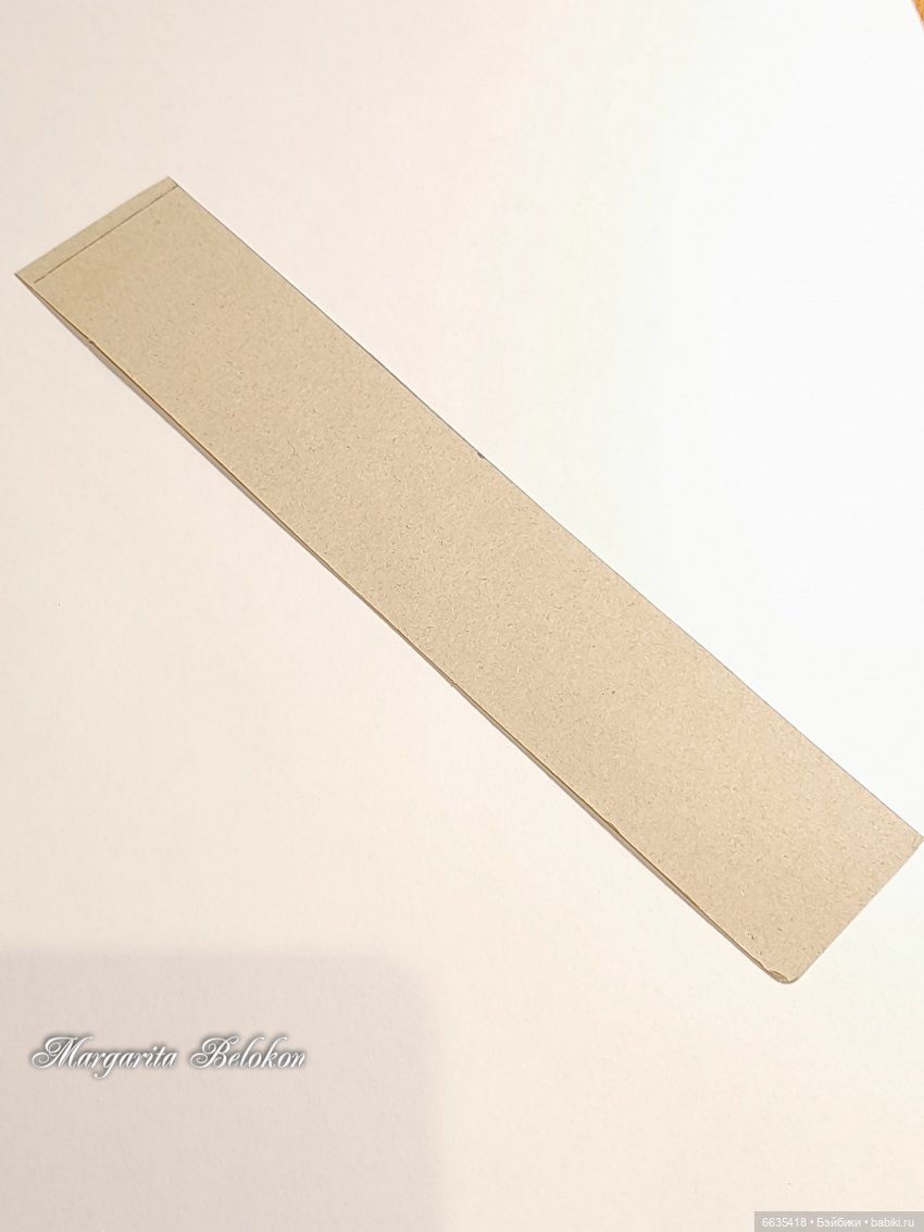 МК «Кресло для кукол из картона»