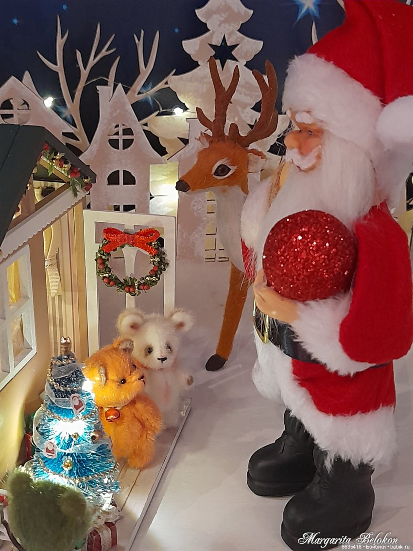 Весёлого Рождества — Домашние фото авторских игрушек: Тедди