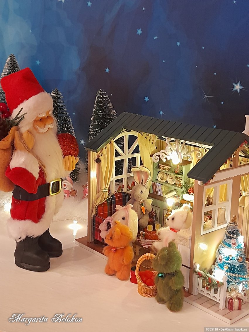 Весёлого Рождества — Домашние фото авторских игрушек: Тедди