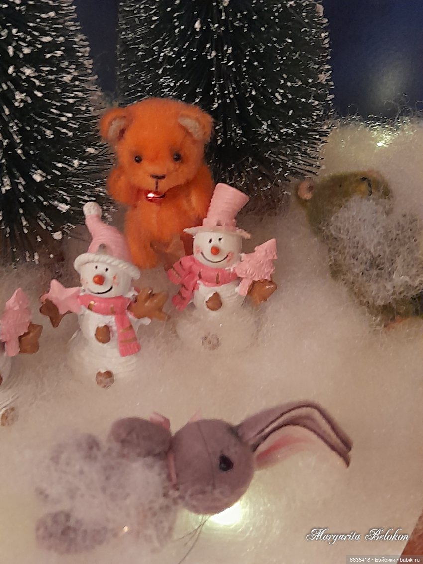 Весёлого Рождества — Домашние фото авторских игрушек: Тедди