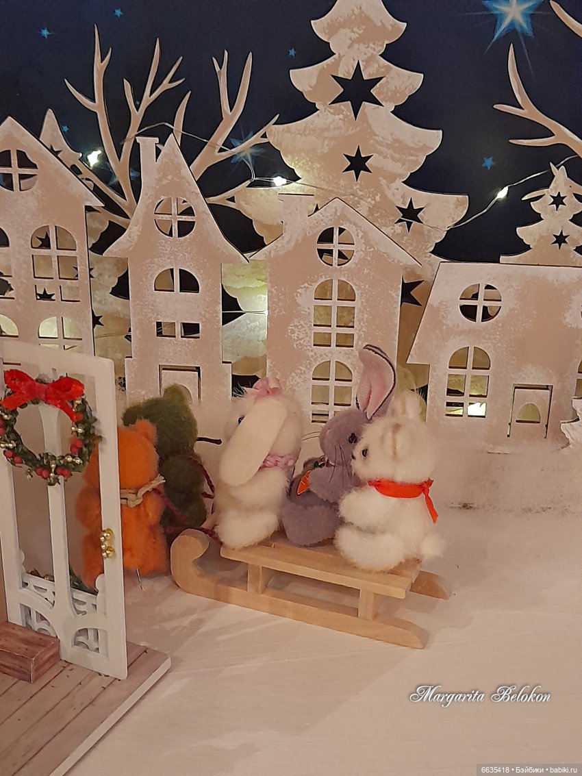 Весёлого Рождества — Домашние фото авторских игрушек: Тедди