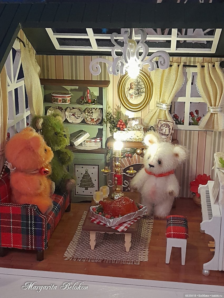 Весёлого Рождества — Домашние фото авторских игрушек: Тедди (фото 5)