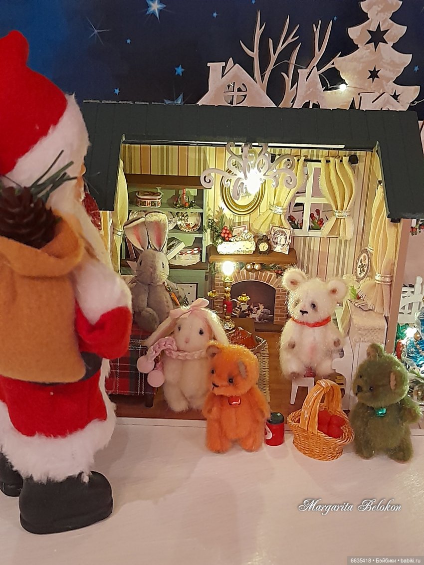 Весёлого Рождества — Домашние фото авторских игрушек: Тедди