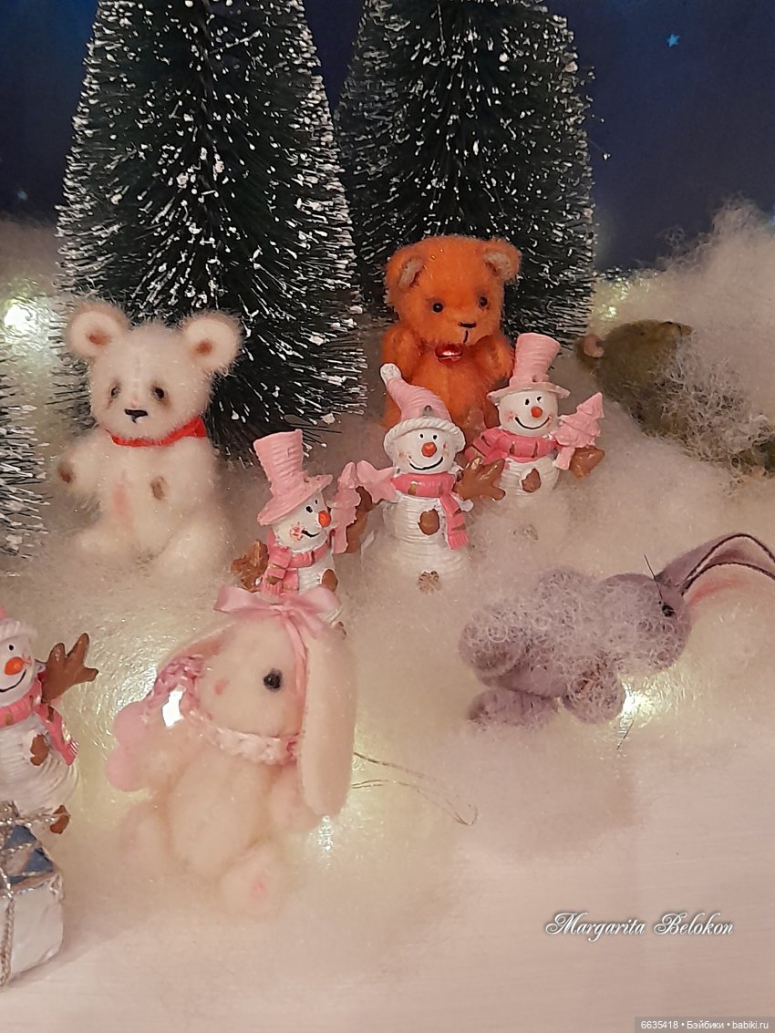 Весёлого Рождества — Домашние фото авторских игрушек: Тедди