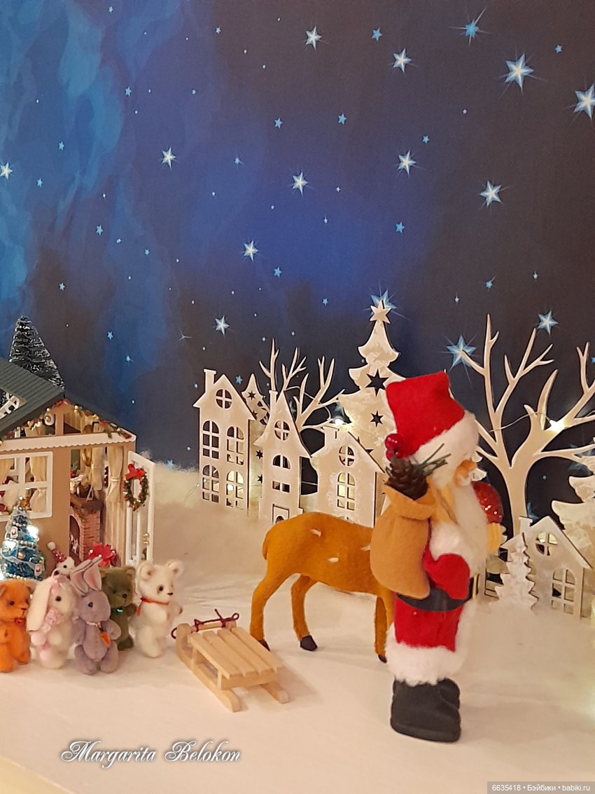 Весёлого Рождества — Домашние фото авторских игрушек: Тедди