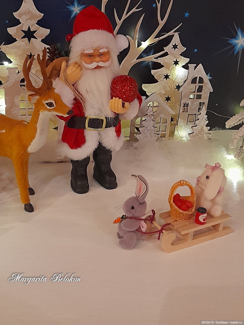 Весёлого Рождества — Домашние фото авторских игрушек: Тедди