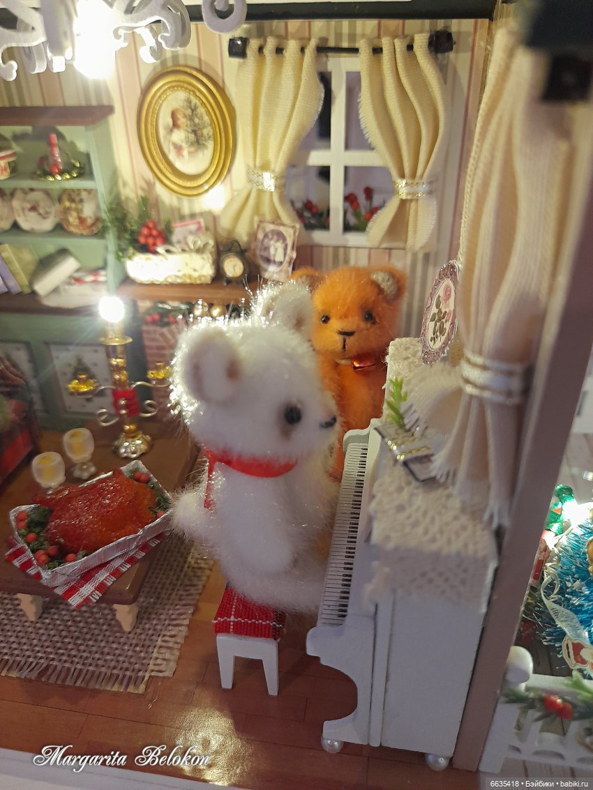 Весёлого Рождества — Домашние фото авторских игрушек: Тедди (фото 7)